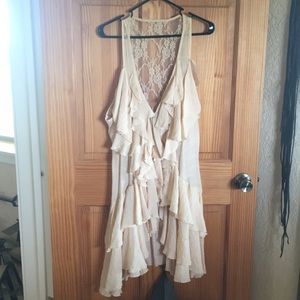 Frilly/lace vest